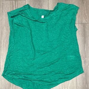 Sigrid Olsen Vibrant Green Muscle Tee